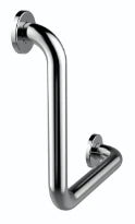 Normbau Inox Care Poignée de maintien coudée 2054025, 400 x 400 mm, 90°, Inox 009