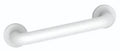Normbau Nylon Care Poignée de maintien, a = 400 mm, Antibac, Blanc 019