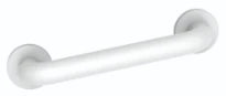 Normbau Nylon Care Poignée de maintien, a = 400 mm, Antibac, Blanc 019