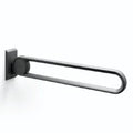 Normbau Cavere Barre d'appui rabattable vario 7447040, amovible, L = 900 mm, avec platine de fixation, Noir carbone 091