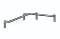 Normbau Cavere Main courante de maintien 7484045, 450 x 750 mm, à gauche, Cavere® anthracite métallisé 095