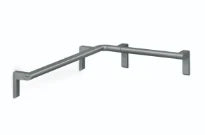 Normbau Cavere Main courante de maintien 7484045, 450 x 750 mm, à gauche, Cavere® anthracite métallisé 095