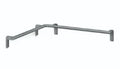 Normbau Cavere Main courante de maintien 7484075, 750 x 750 mm, Cavere® Blanc satiné 092