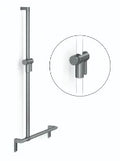 Normbau Cavere Main courante de maintien avec support de douchette à position réglable 7485052, 500 x 1100 mm, Cavere® anthracite métallisé 095
