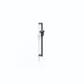 Normbau Cavere Barre avec support de douchette 7488060, a = 600 mm, Cavere® Blanc satiné 092