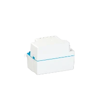 SFA Sanicondens Pro pompe à condensats - incl. vis de fixations, adaptateur entrée, adaptateur sortie (50 mm), tuyau d'évacuation (5 m), câble d'alimention (1,5 m), 1 bouchon caoutchouc et 1 câble rac