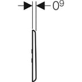 Geberit Samba bedieningsplaat alpenwit