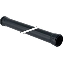 TUYAU GEBERIT SILENT-PRO 300 CM - 75 noir pp avec 2 manchons