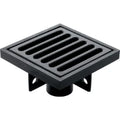 GRILLE SOL GEBERIT 150 - 150 MM o pe sans coupe air- avec grille en fonte