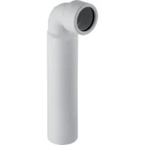 Geberit aansluitbocht 90° schroefkoppeling reductie 50 mm  x  40 mm alpenwit