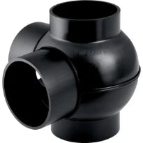 Geberit PE raccord à bille 90° 2x63 mm