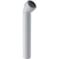 Geberit bocht 45° pp 25  cm 40 mm wit