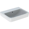 Geberit Renova Plan lavabo 550 x 440 mm - blanc - sans trou de robinet - avec trop-plein