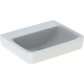Geberit Renova Plan lavabo 550 x 440 mm - blanc - sans trou de robinet - sans trop-plein