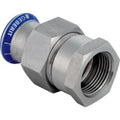 Geberit Mapress RVS siliconenvrij 3-delig koppeling vlak dichtend FF 22 mm x 4/4 F