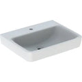 Geberit Renova Plan lavabo 600 x 480 mm - blanc - avec trou de robinet - sans trop-plein