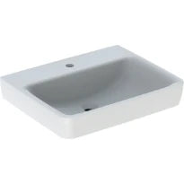Geberit Renova Plan lavabo 600 x 480 mm - blanc - avec trou de robinet - sans trop-plein