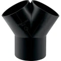 TE-CULOTTE GEBERIT 56 MM X 63 MM X 56 MM noir pe 60degr