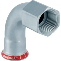 Geberit Mapress C-acier zingué coude de transition 90° FF 54 x 2 F