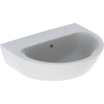 Geberit Renova lavabo 550 x 450 mm - blanc - sans trou de robinet - avec trop-plein