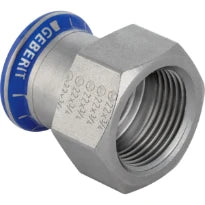 Geberit Mapress RVS siliconenvrij puntstuk FF 35 mm x 5/4 F