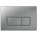 PLAQUE DE COMMANDE GEBERIT KAPPA 50 inox p/réserv.encastr. avec 2 boutons de commande