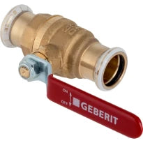 Geberit Mapress Koper bolkraan met bedieningshendel 54 x 54 mm (niet voor drinkwater)