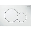 Geberit Sigma 01 plaque de commande - blanc - avec 2 touches
