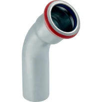Geberit Mapress C-staal FKM inschuif bocht 45° MF 22 x 22 mm