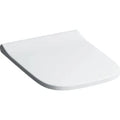 Geberit Smyle Square Slim siège des toilettes - blanc - fixation par haut - Wrap over