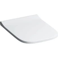 Geberit Smyle Square Slim siège des toilettes - blanc - fixation par haut - Wrap over
