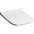 Geberit Smyle Square Slim siège des toilettes - blanc - fixation par haut - Sandwich