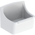 Geberit 300 Basic Norma déversoir avec pare-choc 450 x 350 x 350 mm - blanc - sans trous pour grille