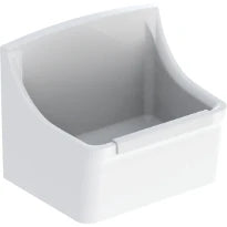 Geberit 300 Basic Norma déversoir avec pare-choc 450 x 350 x 350 mm - blanc - sans trous pour grille