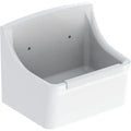 Geberit 300 Basic Norma déversoir 450 x 350 mm - blanc - sans trop-plein - avec trous pour grille pour seau