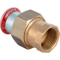 Geberit Mapress C-acier zingué raccord 3-pièces avec joint plat FF 28 x 4/4 F