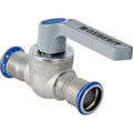 Geberit Mapress RVS bolkraan met bedieningshendel FF 42 x 42 mm