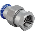 Geberit Mapress RVS FKM 3-delig koppeling vlak dichtend FF 35 mm x 5/4 F