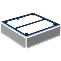 Geberit Setaplano installatiekader 4 poten 800 x 800 mm