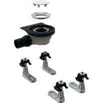 SET D'ECOULEMENT GEBERIT SETAPLANO 50 incl 4 pieds