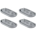 Geberit AquaClean 5000 / 5000plus rubber set nivellering wc-zitting (4 st) manhattan