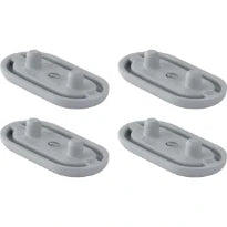 Geberit AquaClean 5000 / 5000plus rubber set nivellering wc-zitting (4 st) manhattan