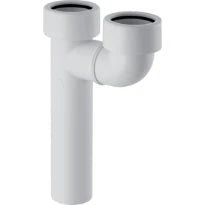 Geberit t-stuk tweedelig alpenwit