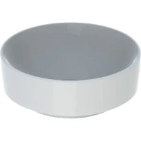 Geberit VariForm lavabo à poser rond 400 mm - blanc - sans trou de robinet - sans trop-plein