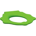 Geberit Bambini Turtle siège des toilettes met greep sans couvercle - vert