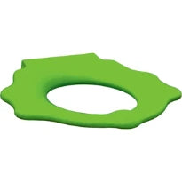 Geberit Bambini Turtle siège des toilettes met greep sans couvercle - vert