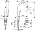 Hansa HansaDesigno Style robinet lavabo chromé