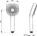 Hansa HansaBasicjet Style douchette chromé (douchette 96mm)