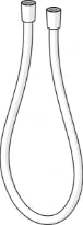 Hansa flexible de douche, L=1500 chromé