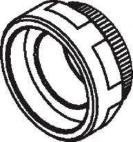 Hansa anneau à visser, M34 x 1, AF 32